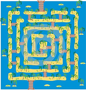 Tropical island maze