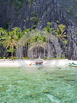 On a tropical island Philippines