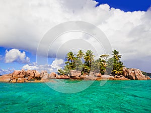Tropical island at Seychelles