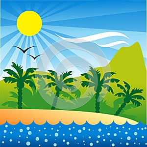 Tropical Isle background