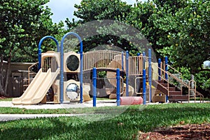 Tropical kids play area