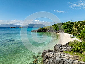 White Beach in Cobrador Island. Romblon, Philippines. photo
