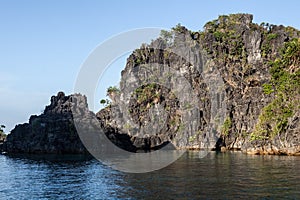 Tropical Limestone Islands and Water