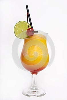 A tropical Maitai cocktail from Hawaii