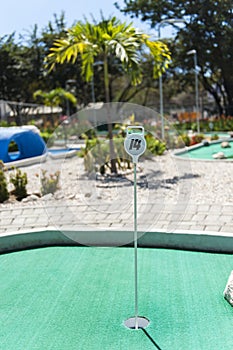 Tropical Mini Golf Course