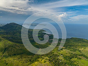 Tropical mountain in the Philippines.