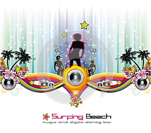 Tropical Music Event Flyer