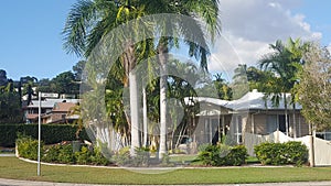 Tropical North Queensland  - Typical suburban home and garden in Rockhampton, North Queensland Australia