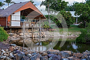 Tropical Outdoor Dining Venue