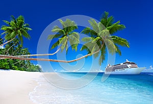 Tropical Paradise Beach Cruise Ocean Concept