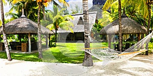 Tropical paradise holidays in Mauritius island.
