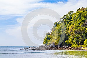 Tropical Paradise island Koh Phayam Aow Yai Beach landscape Thailand