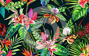 Tropical paradise pattern
