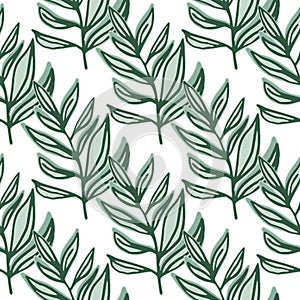 Tropical pattern, palm leaves seamless. Modern jungle leaf seamless pattern. Botanical floral background. Exotic plant backdrop