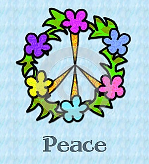 Tropical Peace Sign