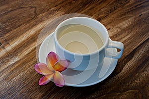 Tropical Plumeria with Green Chinese Tea for spa