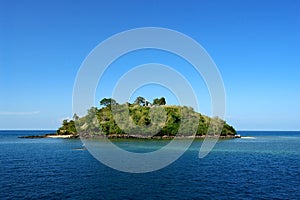 Tropical pristine island photo