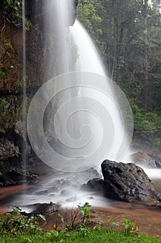 Tropical Rainforest Waterfall