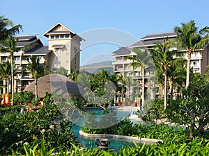 Tropical resort