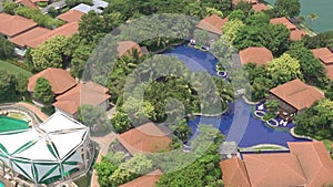 Tropical Resort. Aerial View