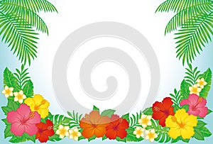 Tropical resort background