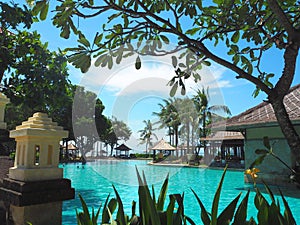 Tropical Resort on Bali Island