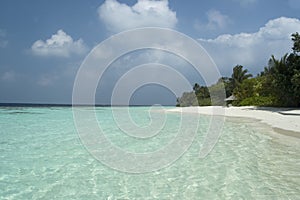 Tropical resort beach photo