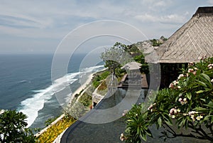 Tropical resort hotel swimming pool