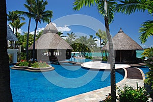 Tropical resort. Mauritius