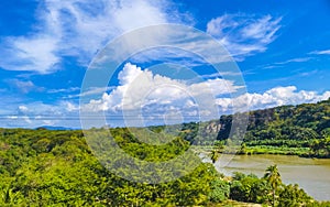 Tropical river lake water in Puerto Escondido Mexico