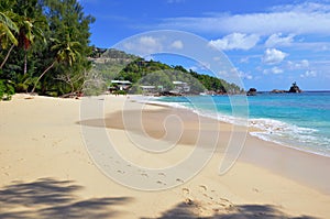 Tropesch Plage Op Seychellen inselen 