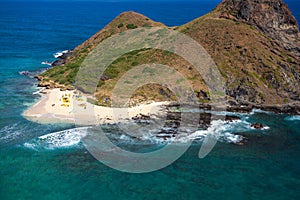 Tropical scenic Kayaking at the Mokulua Islands Oahu Hawaii