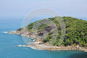 Tropical sea scenery on viewpoint phuket thailand