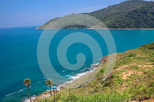 Tropical sea scenery on viewpoint phuket thailand