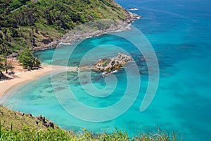 Tropical sea scenery on viewpoint phuket thailand