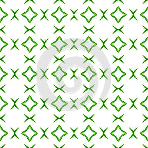 Tropical seamless pattern.  Green unequaled boho