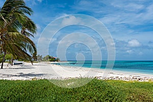 Tropical seascape in Los Roques Archipelago, Venezuela.