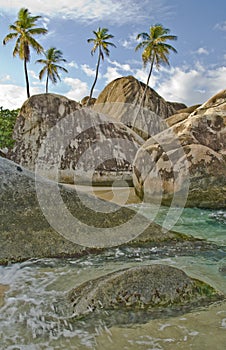 Tropical seaside area