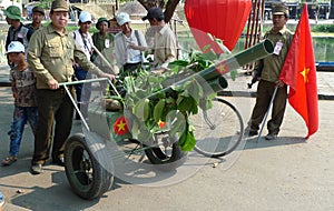 Tropical Southeast Asia Vietnam Hoi An Old Town Fisherman Village Vietnamese Lanterns Town Celebration Canons Folk Arts Crafts photo