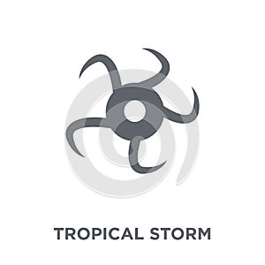 tropical storm icon from Weather collection.