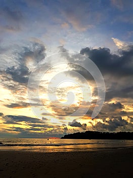 Tropical Sunset at Manuel Antonio Beach