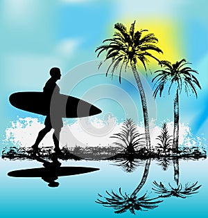 Tropical Surfer