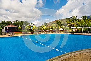 Tropical swimming pool