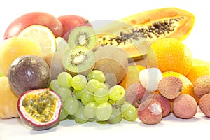 Tropical tasty fruits