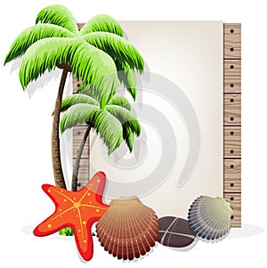 Tropical vacation background