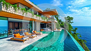 Tropical Villa with Infinity Pool and Ocean View