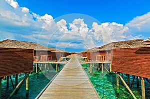 Tropical Water Bungalows, Maldives