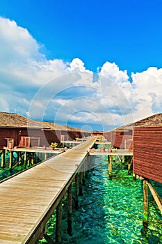 Tropical Water Bungalows, Maldives