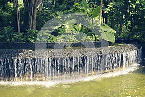 Tropical water cascade