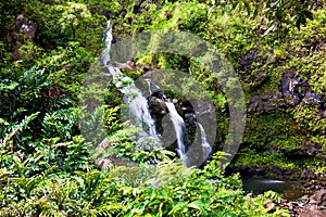 Tropical waterfall